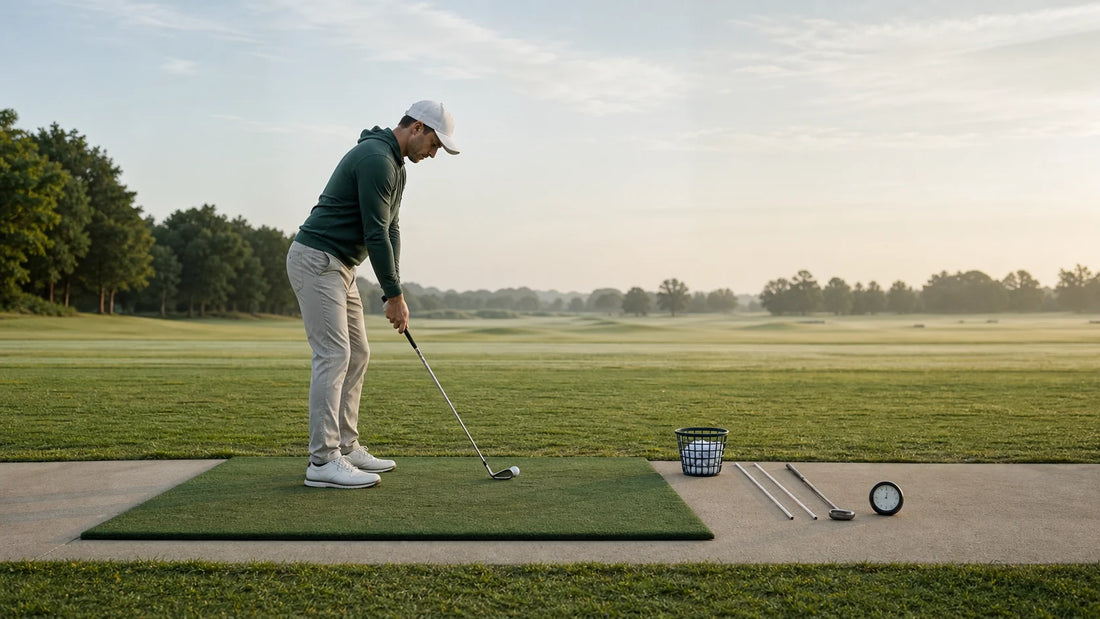 Golf practice illustration — How to Build a 30-Minute Golf Practice Routine