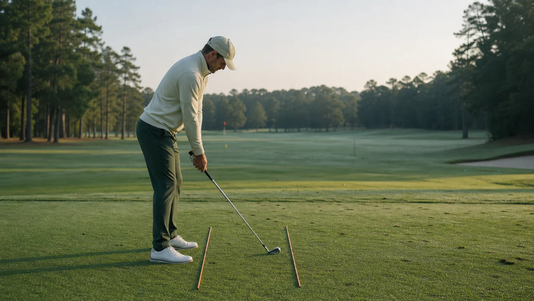 Golf practice illustration — Golf Alignment vs. Aim: What Is the Difference?