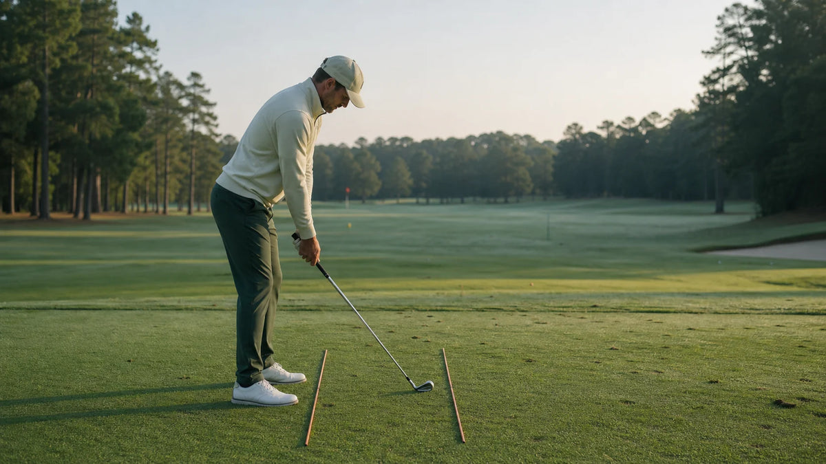 Golf practice illustration — Golf Alignment vs. Aim: What Is the Difference?