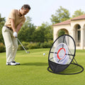 Foldable Golf Target Practice Net — in use
