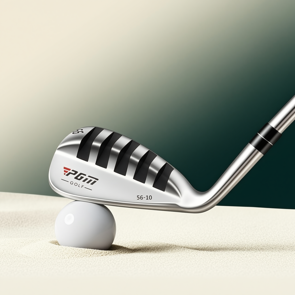 SG009 sand wedge positioned beside a golf bunker