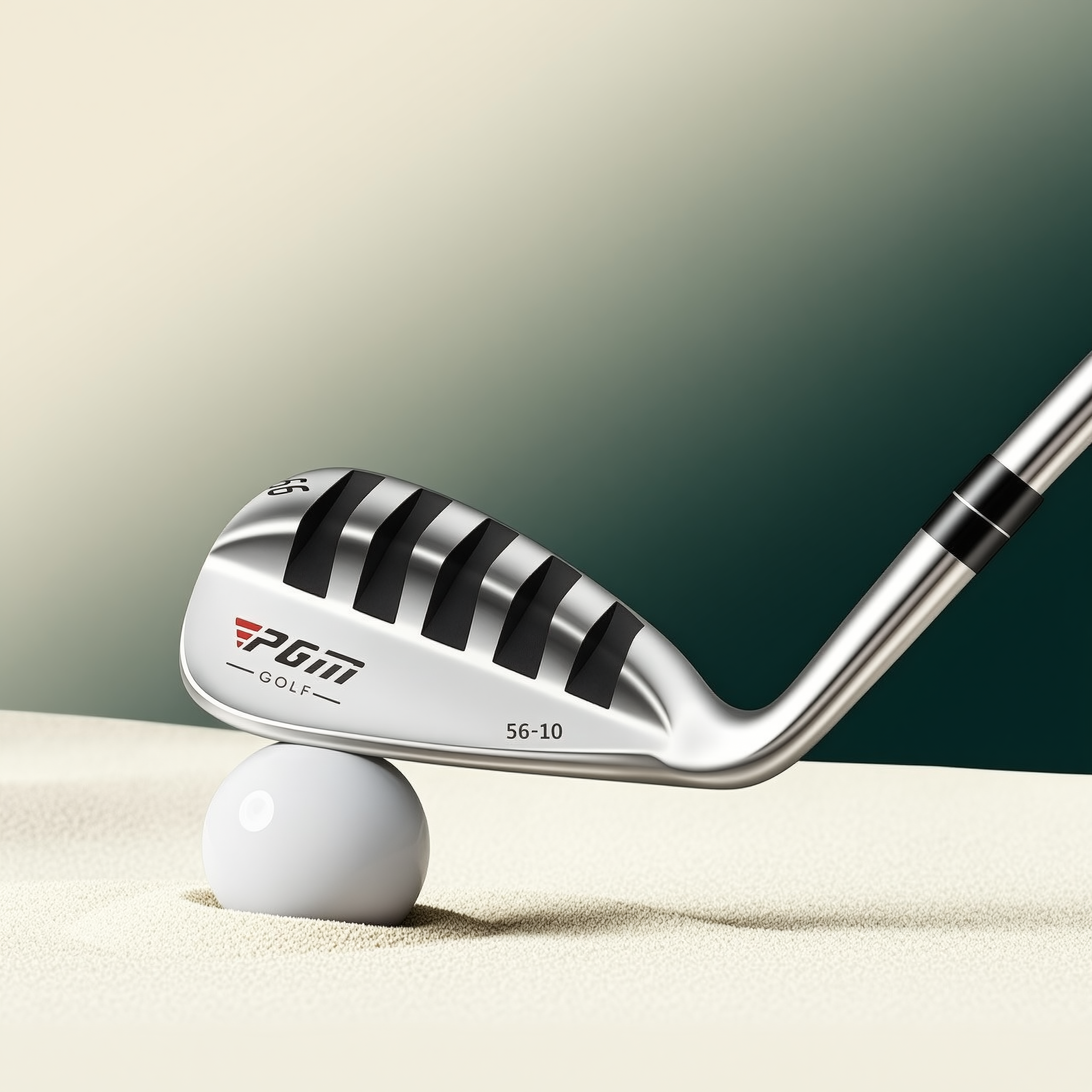 SG009 sand wedge positioned beside a golf bunker