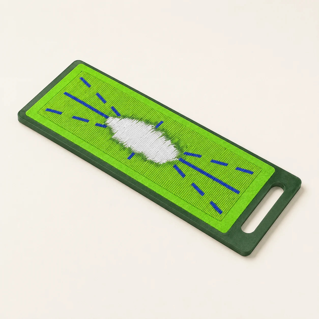 Golf Practice Mat with Swing Path Track — clean product view