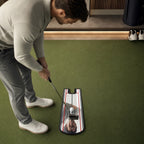 Golf Putting Alignment Mirror — in use