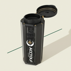 Internal brush chamber of the portable golf ball cleaner