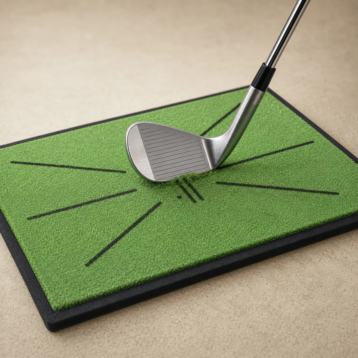 Indoor Golf Chipping Practice Mat — function and construction detail