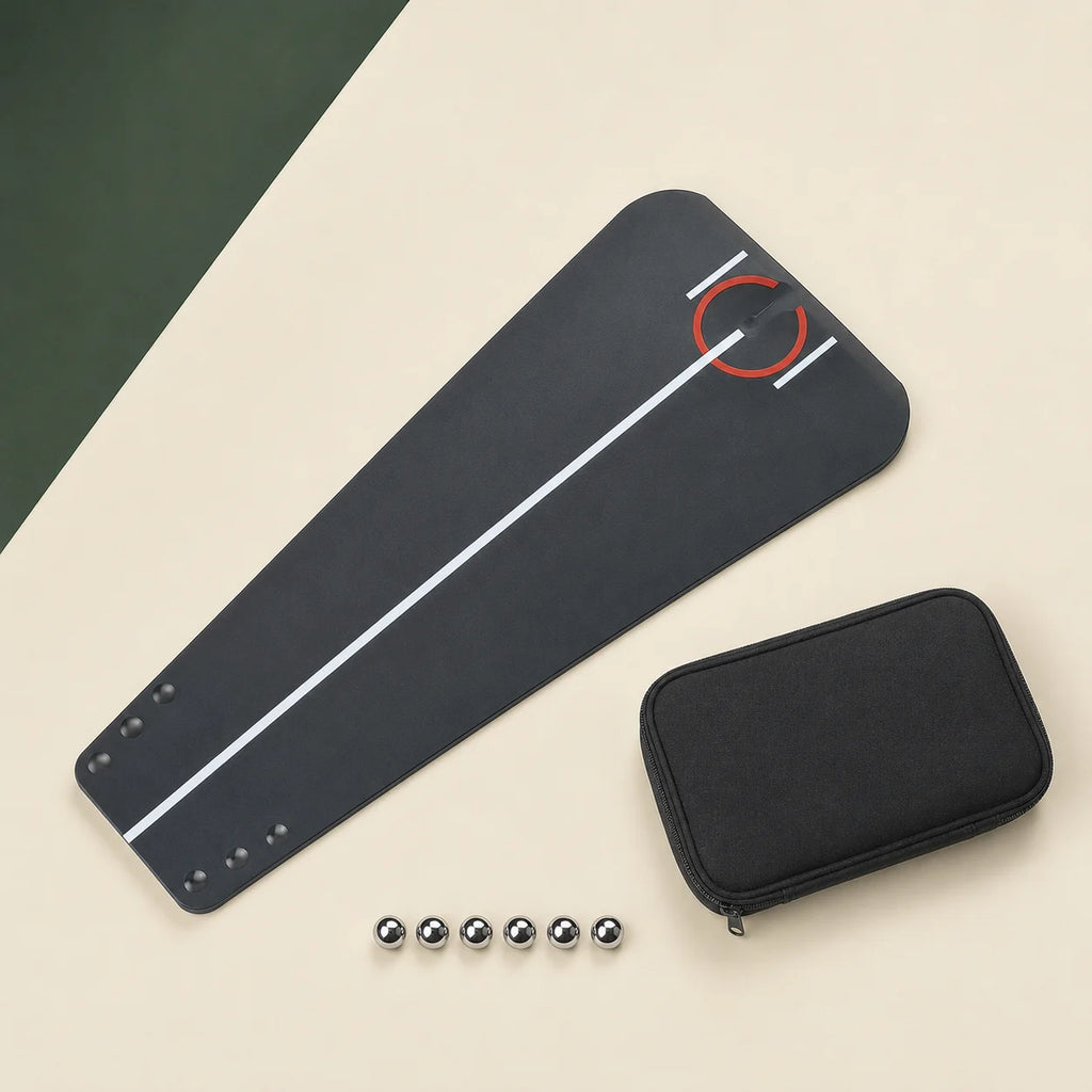 Indoor Golf Putting Practice Trainer — complete setup view