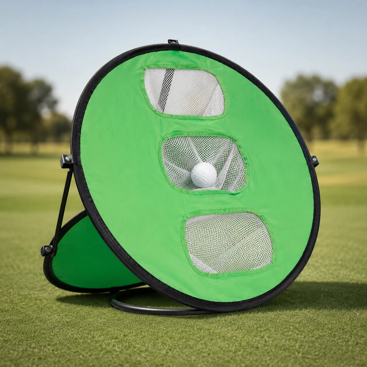 Portable Folding Golf Practice Net — function and construction detail