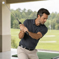 Telescopic Golf Swing Tempo Trainer — in use